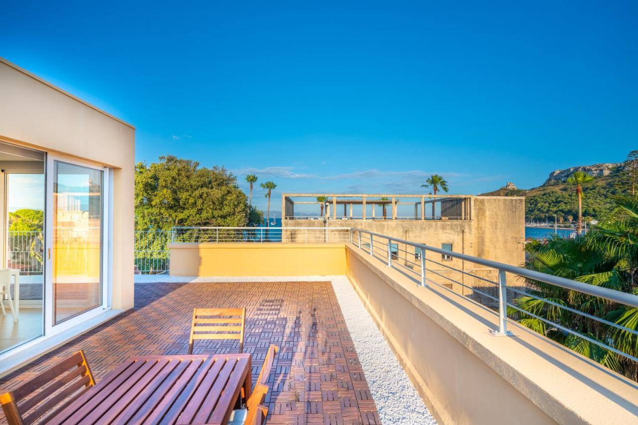 Апартаменты Terrazza Sella Del Diavolo - Vista Mare - Wifi Ac Кальяри Экстерьер фото
